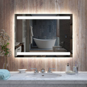 Зеркало с фронтальной и фоновой LED-подсветкой R-15 60x50 см (размер на выбор)
