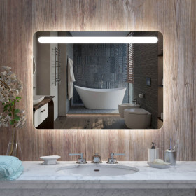 Дзеркало з фронтальною та фоновою LED-підсвіткою RC-16 60x50 см (розмір на вибір)