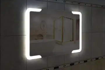 Фоновая подсветка зеркала с закругленными углами, вариант LPB-18 Фоновая подсветка зеркала с закругленными углами, вариант LPB-18